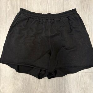 Vuori Black Boyfriend Shorts